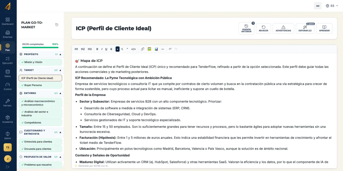 4GTM · Plan Go-To-Market
